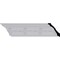 Ekena Millwork 4 1/8"H x 3 5/8"P x 5 1/2"F x 94 1/2"L Kendall Crown Moulding MLD04X04X06KD - alternate 1
